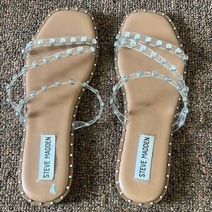 Steve Madden Clear Strap Women's Sandals